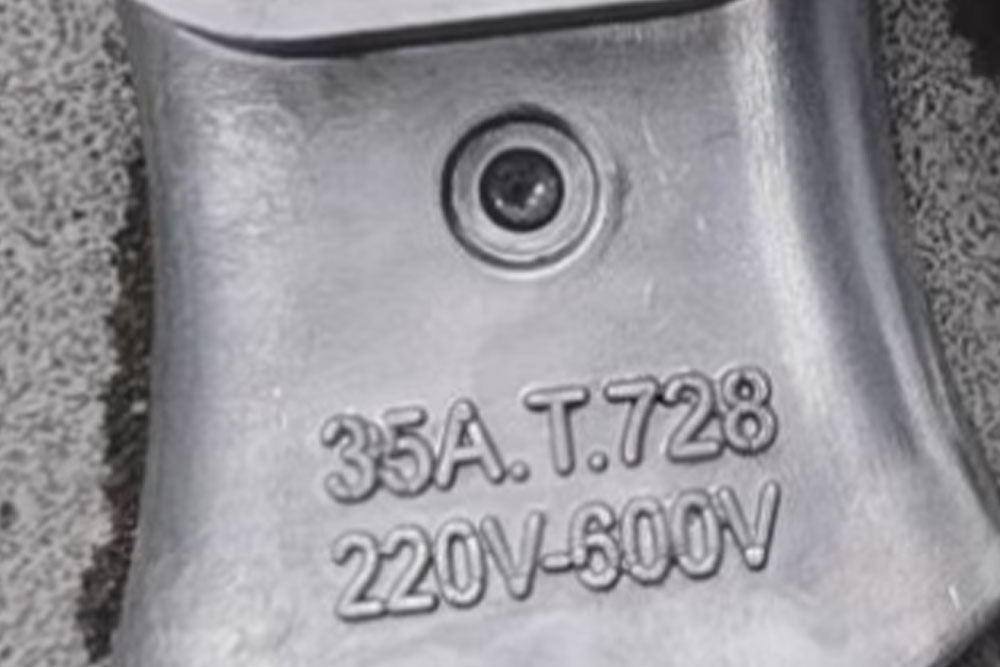 Metal parts before undergoing vibratory finishing process.